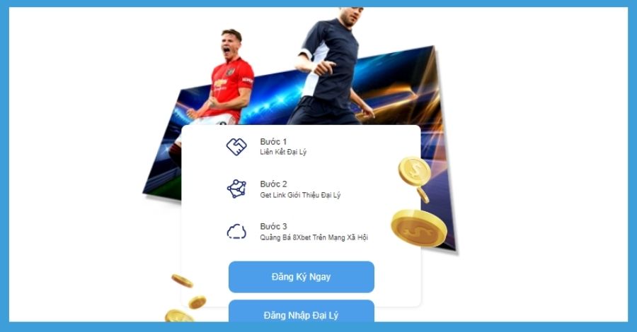 Trở thành đại lý chính thức của nhà cái 8xbet